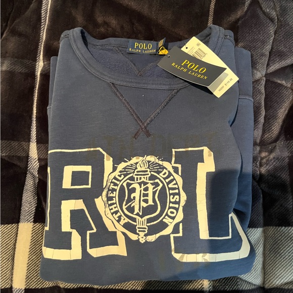 NEW Polo by Ralph Lauren Men's Athletic Division Sweater Size Large - Picture 9 of 9